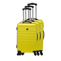 SET DE VALISES FRANCE BAG Set de 3 Valises Rigide ABS 4 Roues 55- SET DE VALISES FRANCE BAG Set de 3 Valises Rigide ABS 4 Roues 55-