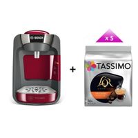 MACHINE À CAFÉ Pack BOSCH TASSIMO Suny TAS3203 + 80 T-Discs L'Or MACHINE À CAFÉ Pack BOSCH TASSIMO Suny TAS3203 + 80 T-Discs L'Or