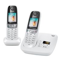 Téléphone fixe GIGASET C620 A Duo Blanc Téléphone fixe GIGASET C620 A Duo Blanc