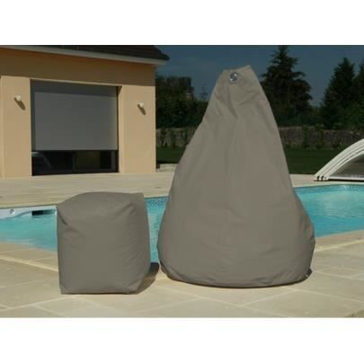 Poire taupe   Achat / Vente POUF   POIRE Poire taupe