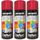 NESPOLI Lot de 3 aérosols peinture professionnelle