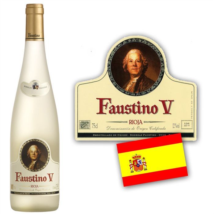 Faustino V Viura 2007   Achat / Vente VIN BLANC Faustino V Viura 2007