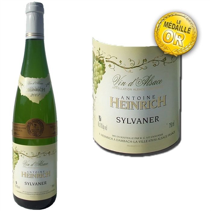 2007   Achat / Vente VIN BLANC Antoine Heinrich Sylvaner 2007