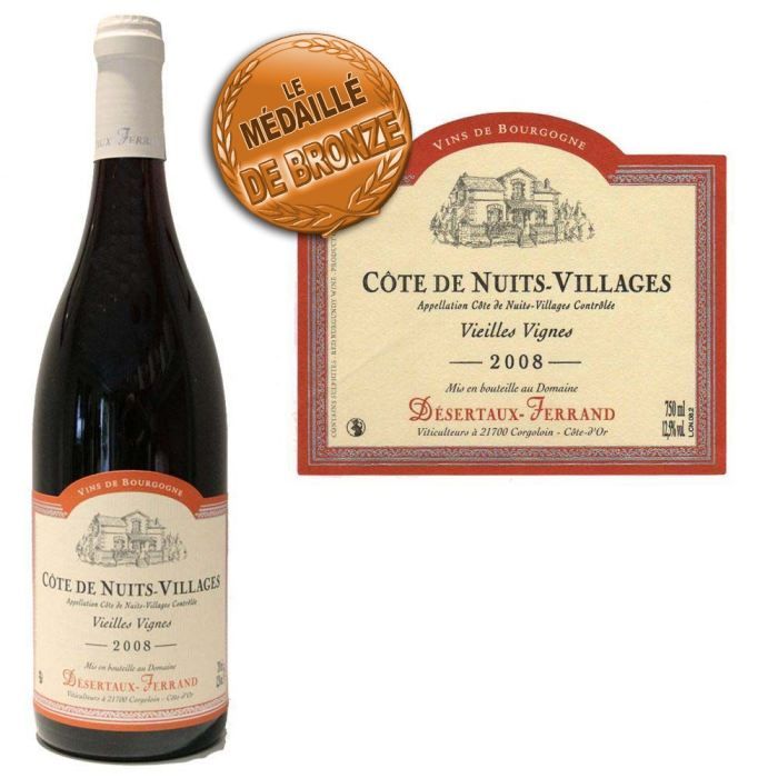 2008   Achat / Vente VIN ROUGE Desertaux Ferrand Nuits 2008