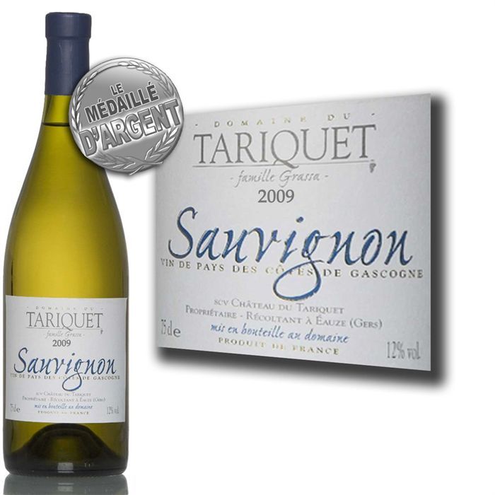 Sauvignon 2009   Achat / Vente VIN BLANC Tariquet Sauvignon 2009