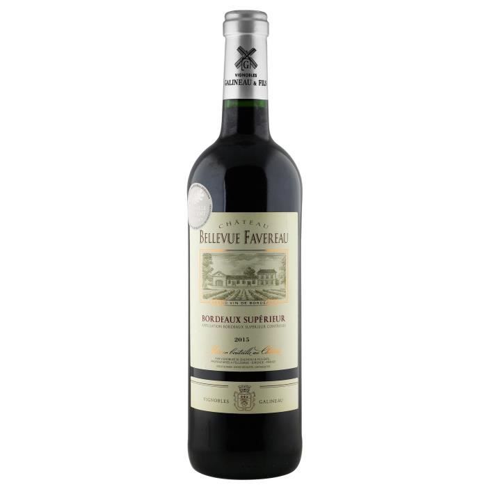 Château Bellevue Favereau 2015 Bordeaux Supérieur Vin rouge de