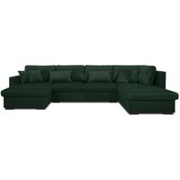 CANAPÉ - SOFA - DIVAN MALMA Canapé d'angle panoramique 7 places - Velour CANAPÉ - SOFA - DIVAN MALMA Canapé d'angle panoramique 7 places - Velour