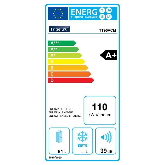  TT90VCM - Réfrigérateur - 91 L - Froid1