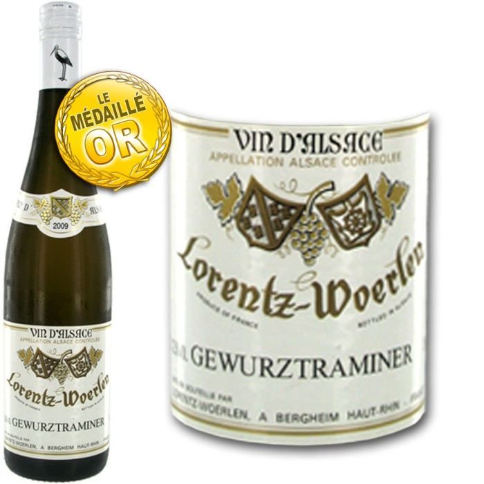 2009   Achat / Vente VIN BLANC Lorentz Gewurztraminer 2009  