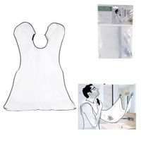 PORTE ACCESSOIRE COSMETIC CLUB Tablier à barbe et moustache - Blanc PORTE ACCESSOIRE COSMETIC CLUB Tablier à barbe et moustache - Blanc
