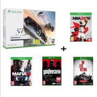 CONSOLE XBOX ONE Pack Xbox One S 500 Go FH3 + NBA 2k18 + 3 jeux CONSOLE XBOX ONE Pack Xbox One S 500 Go FH3 + NBA 2k18 + 3 jeux