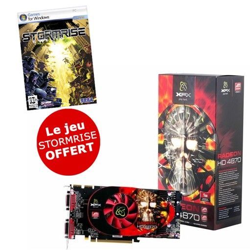 XFX ATI Radeon HD 4870 1 Go   Achat / Vente CARTE GRAPHIQUE XFX ATI