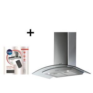 HOTTE Pack BRANDT AD1070X Hotte décor murale - Larg 90cm