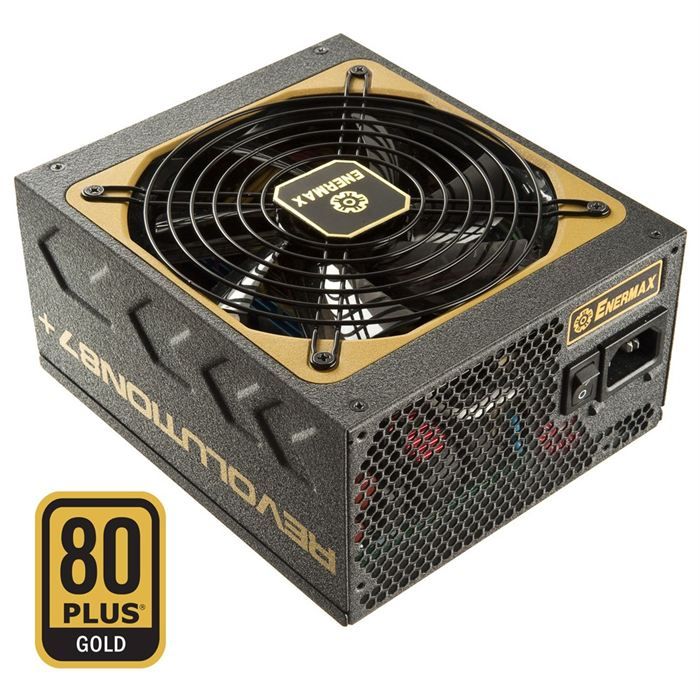 Alimentation PC 1000 Watt   Certifié 80PLUS Gold   Ventilateur 140 mm