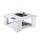 LIME Table basse carrée style contemporain mélamin