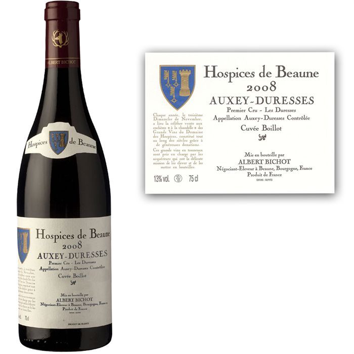 1er Cru Cuvée Boillot Hospices de Beaune 2008   Millésime 2008