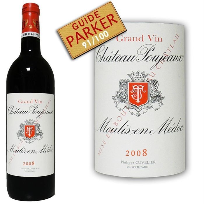 2008   Achat / Vente VIN ROUGE Château Poujeaux 2008