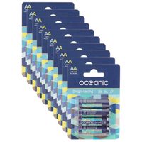 PILES OCEANIC 10 Packs de 4 Piles Alcalines LR06/AA 1.5V PILES OCEANIC 10 Packs de 4 Piles Alcalines LR06/AA 1.5V