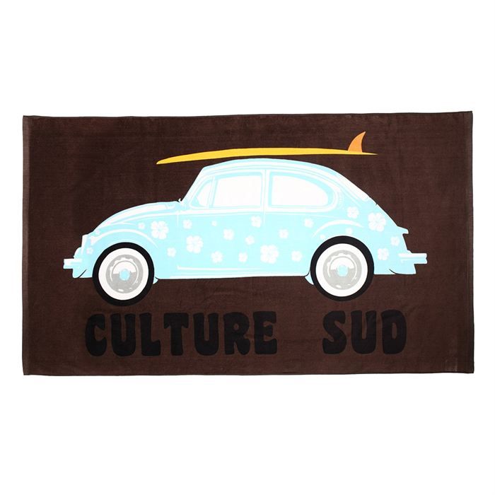 CULTURE SUD Drap de Plage Cox 100 x 180cm   Achat / Vente SERVIETTES