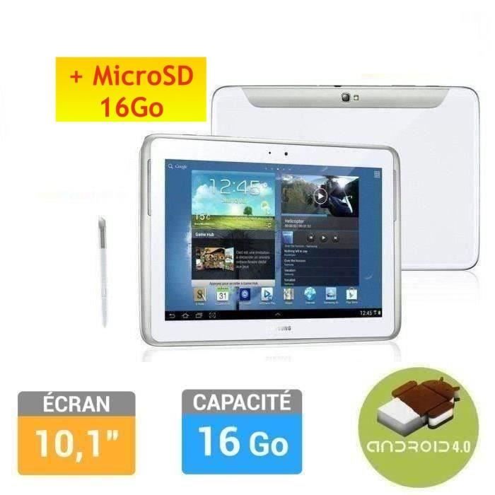 Samsung Galaxy Note 10,1 Blanche 16Go + Carte   Achat / Vente