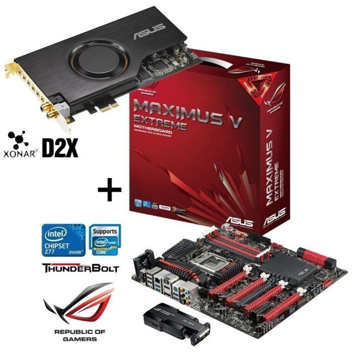 Asus Maximus V Extreme + Xonar D2X   Achat / Vente PACK COMPOSANT Asus