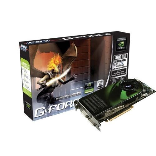 PNY Carte graphique Nvidia GeForce 8800 GTX 768 Mo DDR3   PCI Express