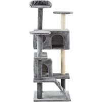ARBRE À CHAT Arbre à chat Samy - 50x50x125cm - Gris ARBRE À CHAT Arbre à chat Samy - 50x50x125cm - Gris