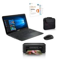 ORDINATEUR PORTABLE Pack Asus PC Portable X555YI-XO180T + Imprimante E ORDINATEUR PORTABLE Pack Asus PC Portable X555YI-XO180T + Imprimante E