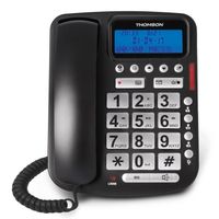 Téléphone fixe Thomson Reply Téléphone Filaire avec Répondeur Noi Téléphone fixe Thomson Reply Téléphone Filaire avec Répondeur Noi