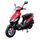 EUROCKA Scooter CKA CITY 50cc 4T Noir et Rouge