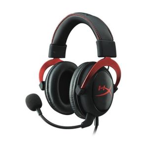 HyperX Micro-Casque Gamer Cloud II Filaire Rouge Surround 7.1 PS4/Xbox One HyperX Micro-Casque Gamer Cloud II Filaire Rouge Surround 7.1 PS4/Xbox One